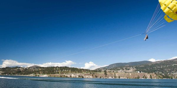 Parasail above the okanagan